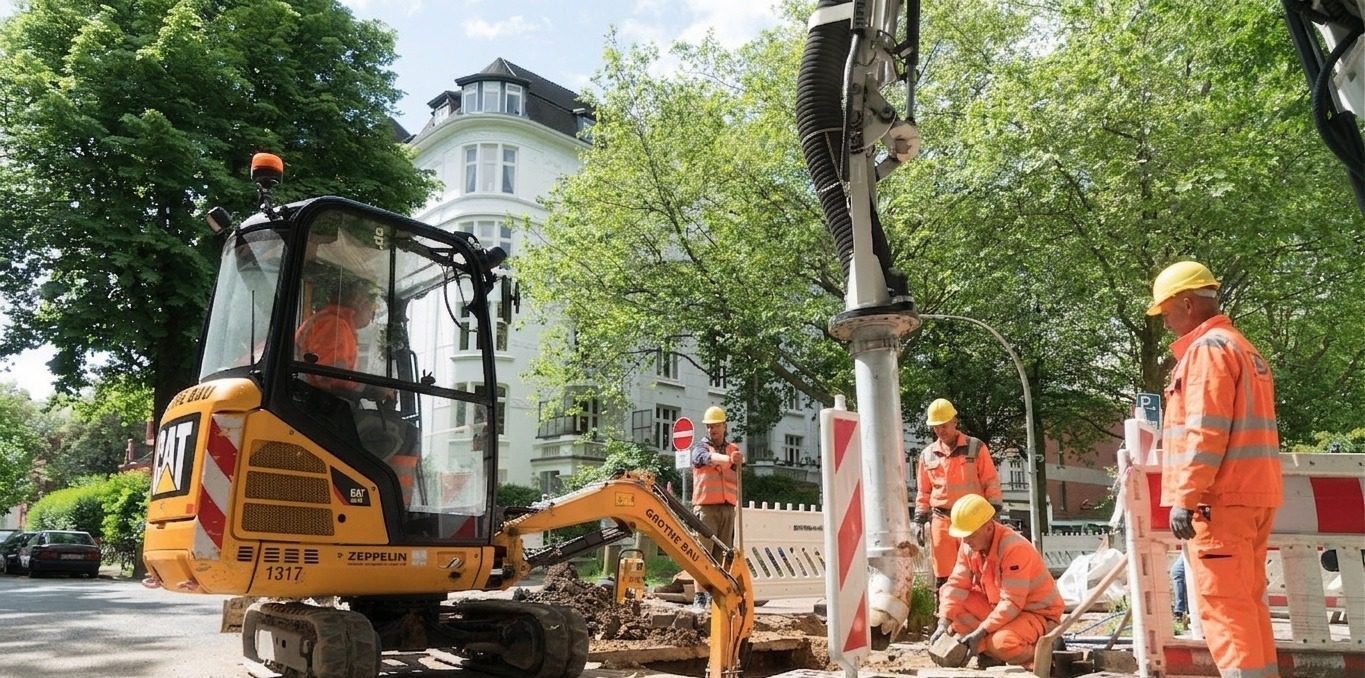 Kabelleitungstiefbau für kabelbau Netzinfrastruktur | InfraNova Solution GmbH