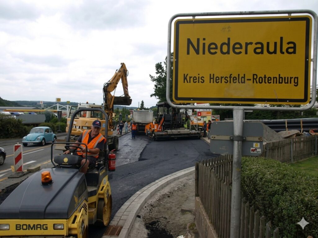 Asphaltierung und Straßenbau