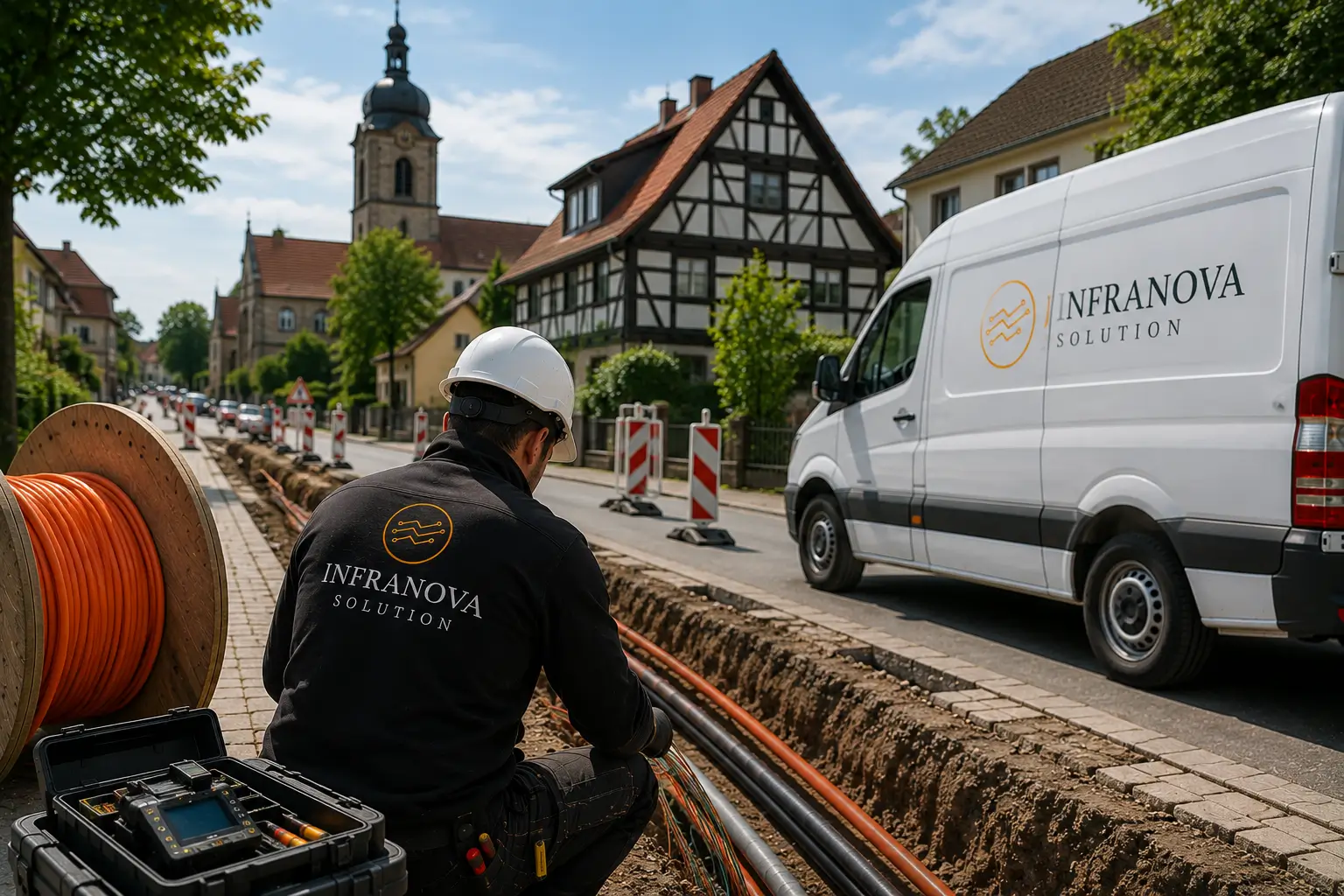 Kabelbau Wolfsburg und moderne Glasfaserinfrastruktur für digitale Netzwerke