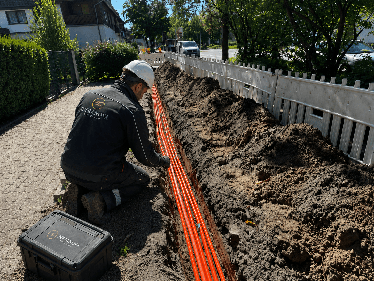 Leerrohrinfrastruktur im Glasfaserbau: Grundlage für schnelle und sichere Netze