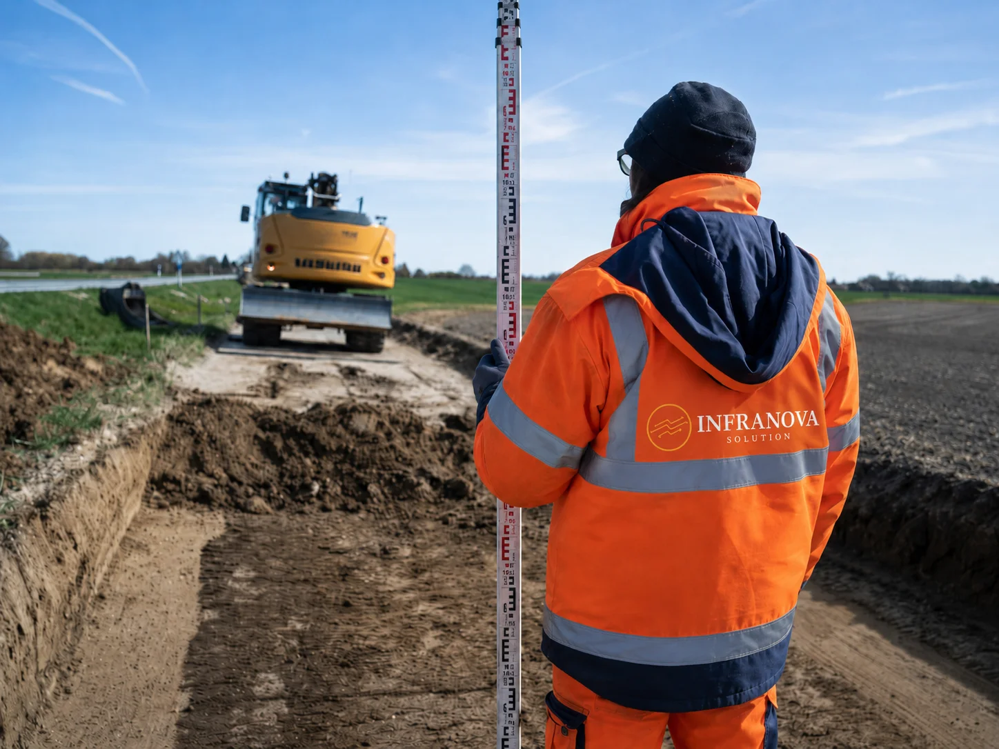 Grabenverfüllung und Verdichtung nach Glasfaser-Tiefbau Warum der Unterbau über Oberflächenqualität entscheidet